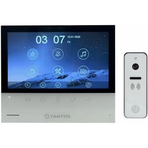 Tantos Selina HD M и iPanel 2 HD +белая) (комплект многофункционального домофона HD 7"