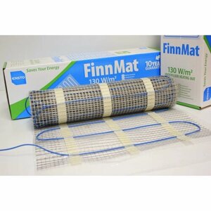 Теплый пол нагревательный мат Ensto FinnMat 1,5 кв. м 160 (240) Вт