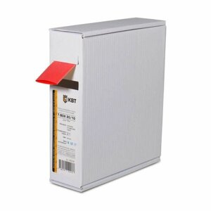 Термоусадочные цветные трубки в компактной упаковке T-BOX 4/2 красный (10м)