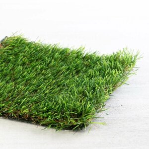 Трава искусственная ландшафтная 25 мм 1м*1м, зеленая / искусственный газон в рулонах / рулонный газон
