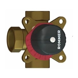 Трехходовой смесительный клапан ROMMER 1 1/4" KVs 16 (арт. RVM-0003-016032)