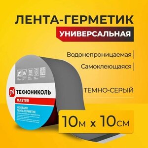 Универсальная лента-герметик NICOBAND 10 м х 10 см серая