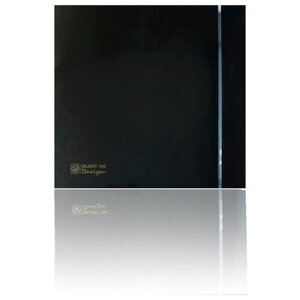 Вентилятор Soler & Palau Silent Design 200 CHZ 3C Black (таймер, датчик влажности)