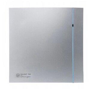 Вентилятор вытяжной Soler & Palau SILENT-100 CRZ DESIGN, Silver 8 Вт