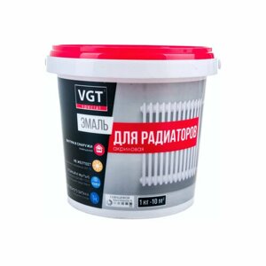 VGT ВД-АК-1179 эмаль для радиаторов акриловая, глянцевая, супербелая (1кг)