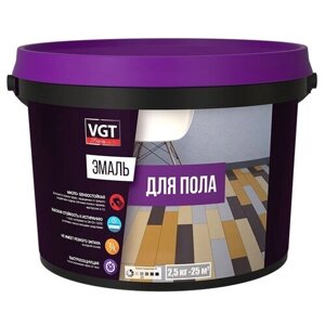 VGT ВД-АК-1179 профи эмаль для пола, коричневая (2,5кг)