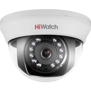 Видеокамера HD-TVI 1Мп внутренняя купольная с ИК-подсветкой до 20м (DS-T101 (2.8 mm) код 300607539 | HiWatch (7шт. в упак.)