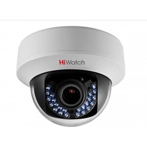 Видеокамера HiWatch DS-T107 Разрешение 1Мп, ИК-подсветка до 30м, HD-TVI/ CVBS видеовыход