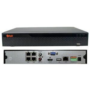 Видеорегистратор IP AlfaVision AVR-N1109 POE-4 V2. Сетевой 4-х канальный, с 4 POE-портами.