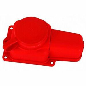 Volsten Sb1-M1Z Red, IP44 колодка каучоковая штепсельная 1 мест Красная с землей (Модель РП 16-131), цена за 1 шт.