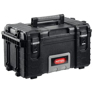 Ящик KETER Gear Toolbox 17200382, 56.4x35x31 см, 22 , черный