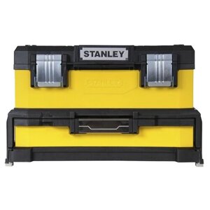 Ящик STANLEY 1-95-829, 55x28x33 см, желтый/черный