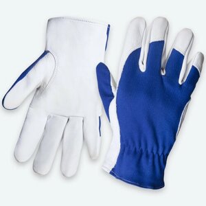 Защитные рабочие перчатки JLE321(L) Locksmith из кожи класса А и хлопка со свободной манжетой,1 пара