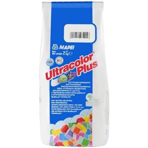 Затирка Mapei Ultracolor Plus, 2 кг, 120 Черный