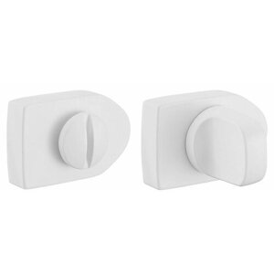 Завертка сантехническая Morelli LUX-WC-SH BIA, белый / замок для межкомнатных дверей