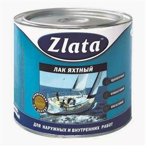 Zlata Лак яхтный Zlata полуматовый 9 кг