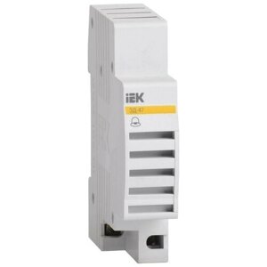 Звонок IEK ЗД-47 электрический беспроводной IP20 серый