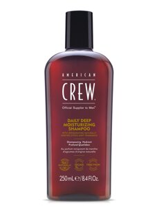 American CREW шампунь увлажняющий для ежедневного ухода за волосами, для мужчин / DAILY DEEP moisturizing shampoo 250 мл