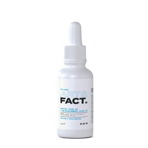 ART&FACT Сыворотка пилинг для лица с молочной кислотой / Lactic Acid 5%3D Hyaluronic Acid 2% 30 мл