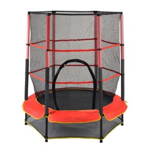 Батут DFC trampoline-RED 55 дюймов с сеткой TX-B7105C