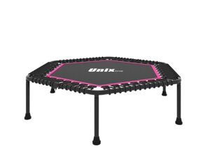 Батут unix line fitness lite TR130fitwhp pink (130 cm)