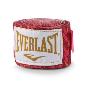 Бинт боксерский Everlast 3 м (пара) розовый P00000746