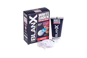 BLANX Паста зубная отбеливающая + световой Led активатор / BlanX White Shock Power White Treatment + Led Bite 50 мл