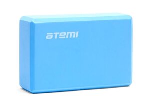 Блок для йоги Atemi 22,5х14,5х7,5 см AYB01BE голубой
