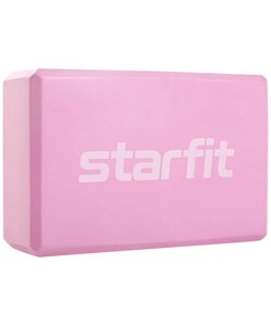 Блок для йоги Star Fit EVA YB-200 розовый пастель