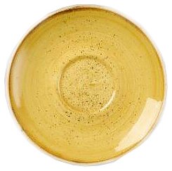 Блюдце 15,6см Churchill Stonecast цвет Mustard Seed Yellow SMSSCSS 1