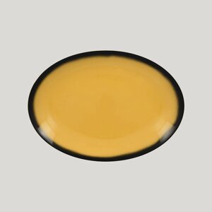 Блюдо овальное LEA Yellow 32см желтый RAK Porcelain | LENNOP32NY