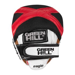 Боксерские лапы Green Hill Eagle красно-черно-белые FME-5261