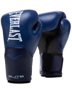 Боксерские перчатки тренировочные Everlast Elite ProStyle 10oz т. син. P00002330