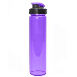 Бутылка для воды HEALTH and FITNESS, 500 ml., straight, прозрачно/фиолетовый КК0160