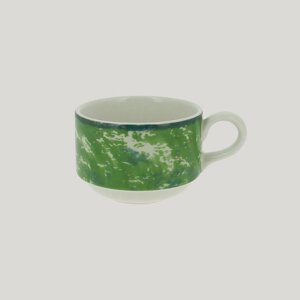 Чашка Peppery круглая штабелируемая 230мл зеленый RAK Porcelain | BACU23PGN