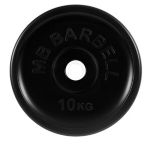 Диск олимпийский d51мм евро-классик MB Barbell MB-PltBE-10 10 кг черный