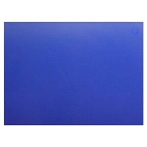 Доска разделочная ROAL 600х400х18мм пластик синий