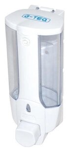 Дозатор для жидкого мыла 0,38л белый пластик (2196) (201123-1) Resto (Китай)8617 Key
