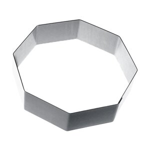 Форма для формирования торта Pujadas 766.016 Восьмиугольник L=16см нержавеющая сталь