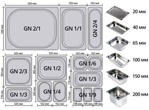 Гастроемкость Gastrorag GN 16065