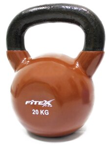 Гиря в виниловой оболочке 20 кг Fitex Pro FTX2201-20