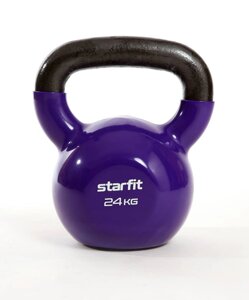 Гиря виниловая 24 кг Star Fit DB-401 фиолетовый