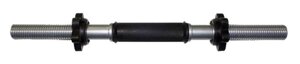 Гриф гантельный Titan D30мм обрезиненная ручка/гайка L400 мм