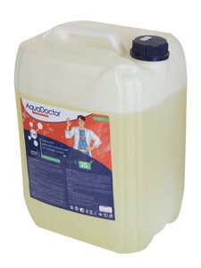 ХЛОР, 20л канистра, жидкость для дезинфекции воды AquaDoctor AQ24311 (водный раствор гипохлорита натрия) (CL-14-20)
