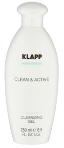 KLAPP гель очищающий для лица / CLEAN & active 250 мл