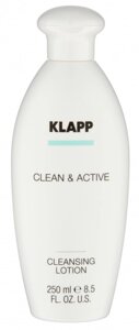 KLAPP молочко очищающее для лица / CLEAN & active 250 мл