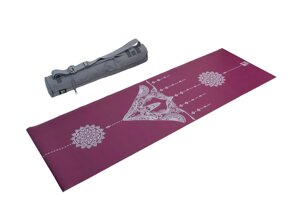 Коврик для йоги 183x61,5x0,25 см., в сумке с ремешком Original Fit. Tools FT-TYM025-PP пурпурный