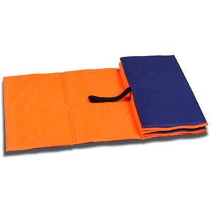 Коврик гимнастический детский Indigo полиэстер, стенофон SM-043-OBL оранжево-синий