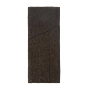 Куверт рогожка коричневый-темный на 3 столовых прибора правый Resto цвет 55 (5 шт/уп)