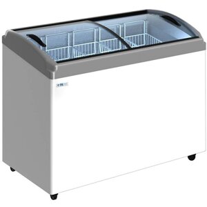 Ларь морозильный Italfrost ЛВН 400 Г (СF 400 C) серый, 5 корзин